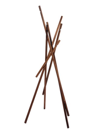 Sticks Garderobenständer, Nussbaum natur geölt