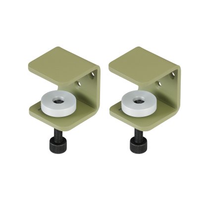 Tiptoe Klemme für Wandregale (2er-Pack), Khakigrün