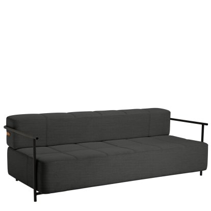 Daybe Schlafsofa, Mit Armlehne, Brusvik 08 - dunkelgrau