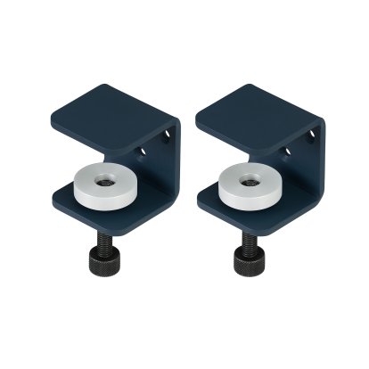 Tiptoe Klemme für Wandregale (2er-Pack), Mitternachtsblau