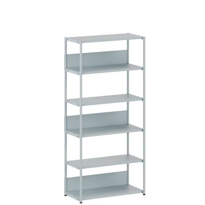 Unit Regal Stahl, 180 cm, Offen, Blassblau