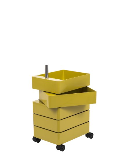 360° Container, 720 mm (5 Ablagen), Gelb