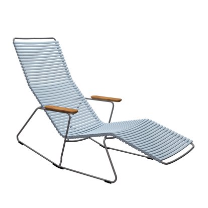 Click Liegestuhl kippbar, Dusty light blue