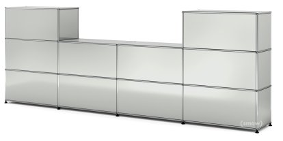 USM Haller Theke Typ 3, Lichtgrau RAL 7035, 35 cm