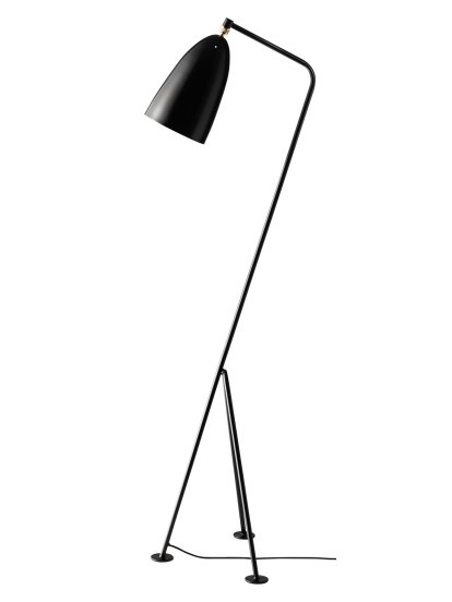 Gräshoppa Stehleuchte, Schwarz
