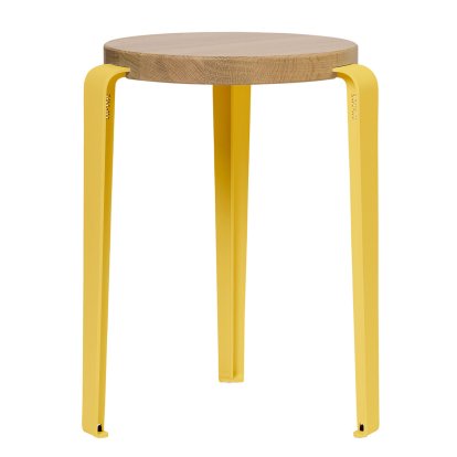 Lou Hocker, Massivholz, Eiche massiv, Brioche gelb