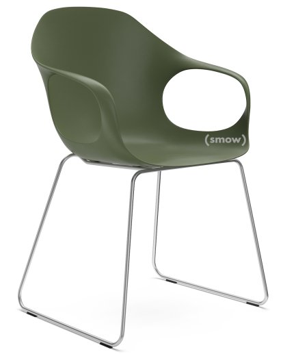 Elephant Sledge, Olivgrün, Stahl, satiniert