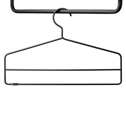 String System Kleiderhaken (4er Set), Schwarz