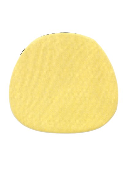 Soft Seats Sitzauflagen, Typ B (B 41,5 x T 37 cm), Stoff Hopsak, Gelb / elfenbein